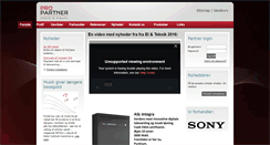 Desktop Screenshot of pro-partner.dk